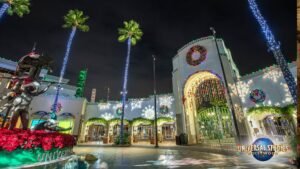 decoracion navidad universal hollywood Universal Studios Hollywood