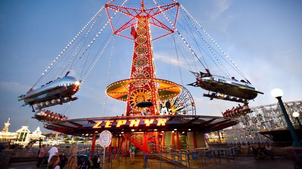 golden zephyr disneyland adventure park Disneyland California