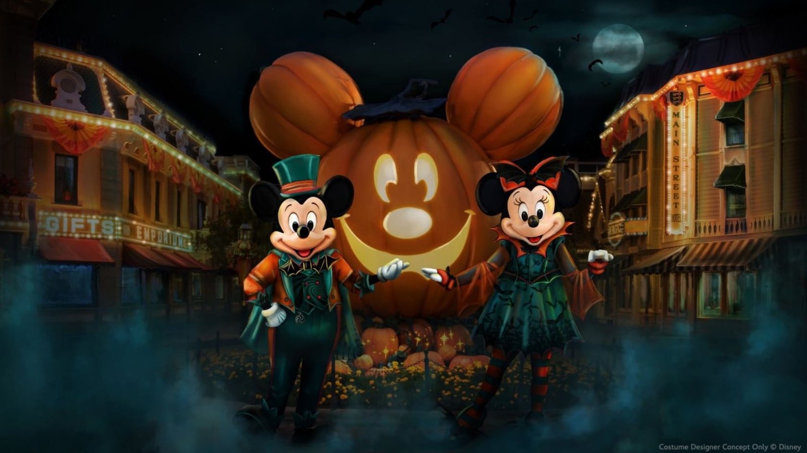 mickey-minnie-Halloween-disneyland