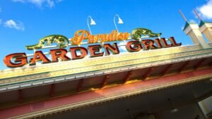 paradise garden grill disneyland restaurante Disneyland California