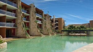hotel xcaret mexico albercas vista Xcaret